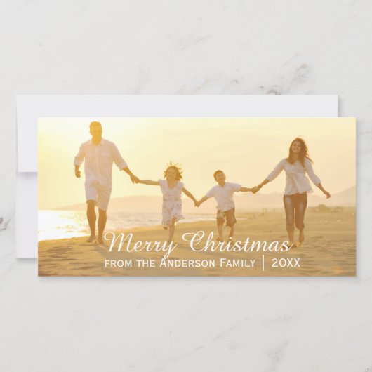 Simple Joyeux Noël - Carte photo (Devant)