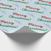 Simple "Joyeux Noël !" papier cadeau (Coin)