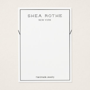 Simple Ketting Bracelet Jewelry Display Kaart