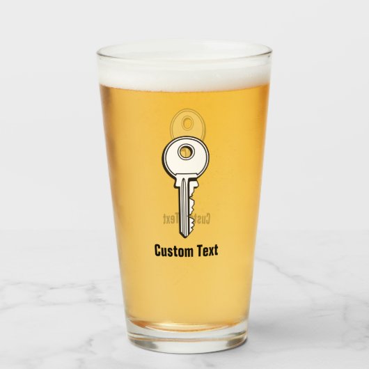 Simple Key Glas (Voorkant gevuld)