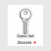 Simple Key Sticker (Vel)