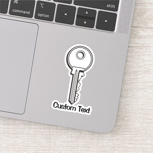 Simple Key Sticker (Detail)