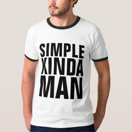 SIMPLE KINDA MAN T-Shirts Vintages hommes (Devant)