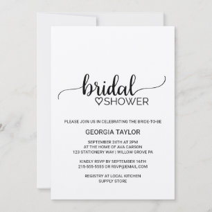 Simple Kraft Calligraphy Vrijgezellenfeest Kaart