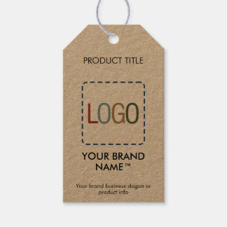 Simple Kraft Logo Modern Clothing Pro Price Label Cadeaulabel