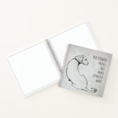 Simple Labrador Dog Art Gratitude Journal (Intérieur)