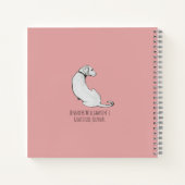 Simple Labrador Dog Art Pink Gratitude Journal (Dos)