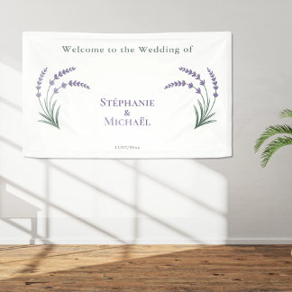 Simple Lavender Wedding Spandoek