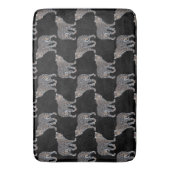 Simple Leopard Animal Black Patroon Badmat (Voorkant Verticaal)
