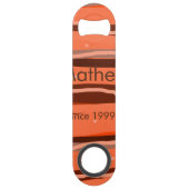 simple lettre initiale monogramme ajouter nom art  (Dos)