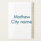 simple lettre initiale monogramme ajouter votre no (Dos)