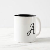 simple lettre initiale monogramme logo café tasse (Devant droit)