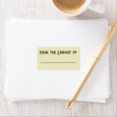 Simple Library Label (Insitu)