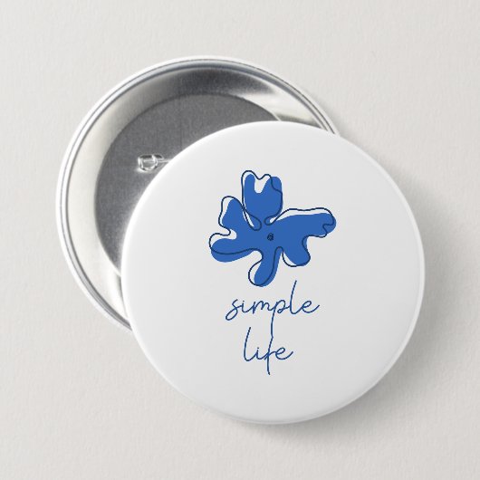 Simple Life Minimalism Button (Voorkant /achterkant)