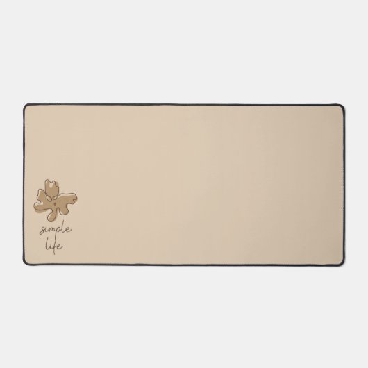 Simple Life Minimalism Desk Mat (Recto)