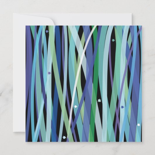 Simple Lines Bat Bar Mitzvah Invitation (Dos)