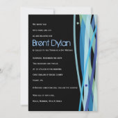 Simple Lines Bat Bar Mitzvah Invitation Invitation (Devant)