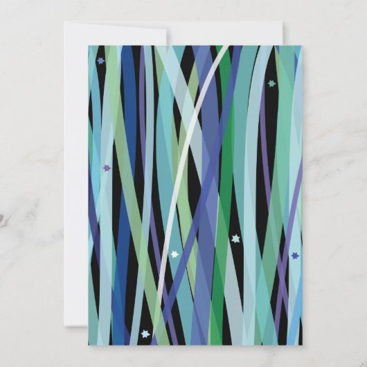 Simple Lines Bat Bar Mitzvah Invitation Invitation (Dos)