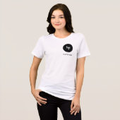Simple Logo and Text Business T-Shirt (Voorkant volledig)