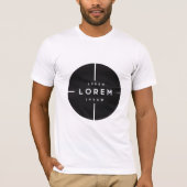 Simple Logo and Text Business T-Shirt – Minimal  (Devant)