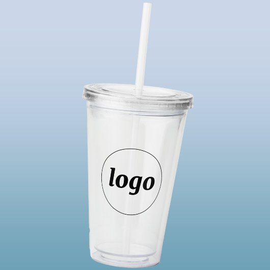 Simple Logo Business Branding Promotional Acryl Drinkbeker