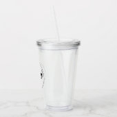 Simple Logo Business Branding Promotional Acryl Drinkbeker (Links)