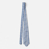 Simple Logo Entreprise Cravate Bleue Cou (Dos)