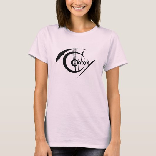 Simple Logo Ladies T-Shirts (T-TLM01) (Devant)