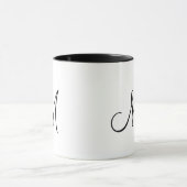 simple logo monogramme minimal ajouter votre tasse (Centre)