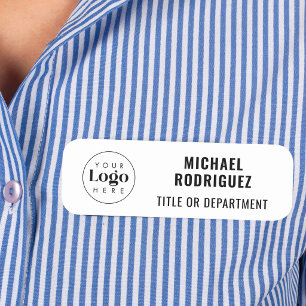 Simple logo personnalisé magnétique ou badge emplo