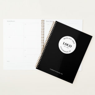 Simple logo personnalisé minimaliste noir et blanc
