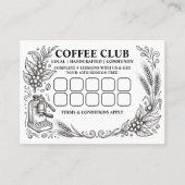 Simple Logo & Texte Carte de Fidélité à poinçonner (Devant)
