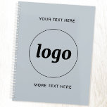 Simple Logo Texte Poudre Bleu<br><div class="desc">Logo simple et design de texte personnalisé pour favoriser la fidélité à la marque et promouvoir votre petite entreprise. Remplacez le logo par le vôtre, et modifiez ou supprimez le texte supérieur et inférieur sur le devant pour customiser. Parfait pour l'utilisation dans votre entreprise, à des fins promotionnelles et pour...</div>