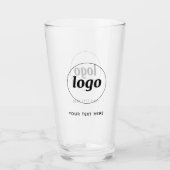 Simple Logo Texte Professionnel Promotionnel Verre (Devant)