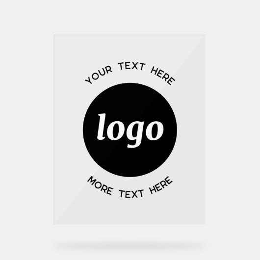 Simple Logo Texte promotionnel Business (Recto)