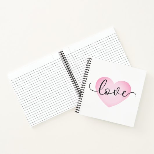 Simple Love Calligraphie Valentine | Carnet (Intérieur)