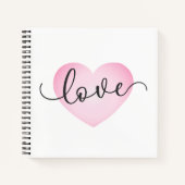 Simple Love Calligraphie Valentine | Carnet (Devant)