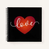 Simple Love Calligraphie Valentine | Carnet (Devant)