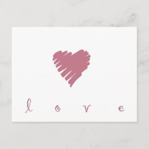 Simple Love Design Briefkaart