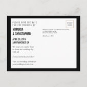 Simple Love Elle a dit oui Carte postale de sauveg (Dos)