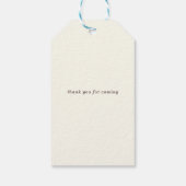 Simple Love is Brewing Coffee Bridal Shower  Cadeaulabel (Achterkant)