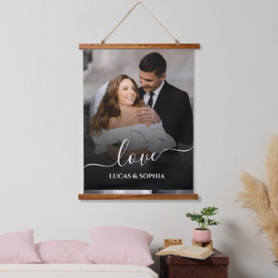 Simple Love Photo Wall Tapestry Hangend Wandkleed