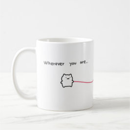 Simple Love Words Coffee Mok – Romantisch cadeau v