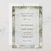 Simple Lovely Swan Couples Beautiful Wedding  Kaart (Voorkant)