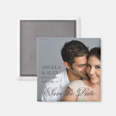 SIMPLE MAGNET RÉSERVEZ LA DATE DE PHOTO FORMELLE (Recto/Verso)