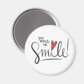 Simple mais joli, tu me fais sourire | Magnet (Recto/Verso)