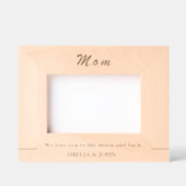 Simple Maman Citer Cadre personnalisé en bois (Recto)