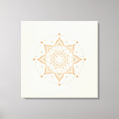 Simple Mandala Art Mural | Géométrie Sacrée Minima (Recto)