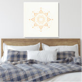 Simple Mandala Art Mural | Géométrie Sacrée Minima (Insitu(Chambre))