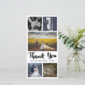 Simple Mariage Cinq Photos Merci (Debout devant)